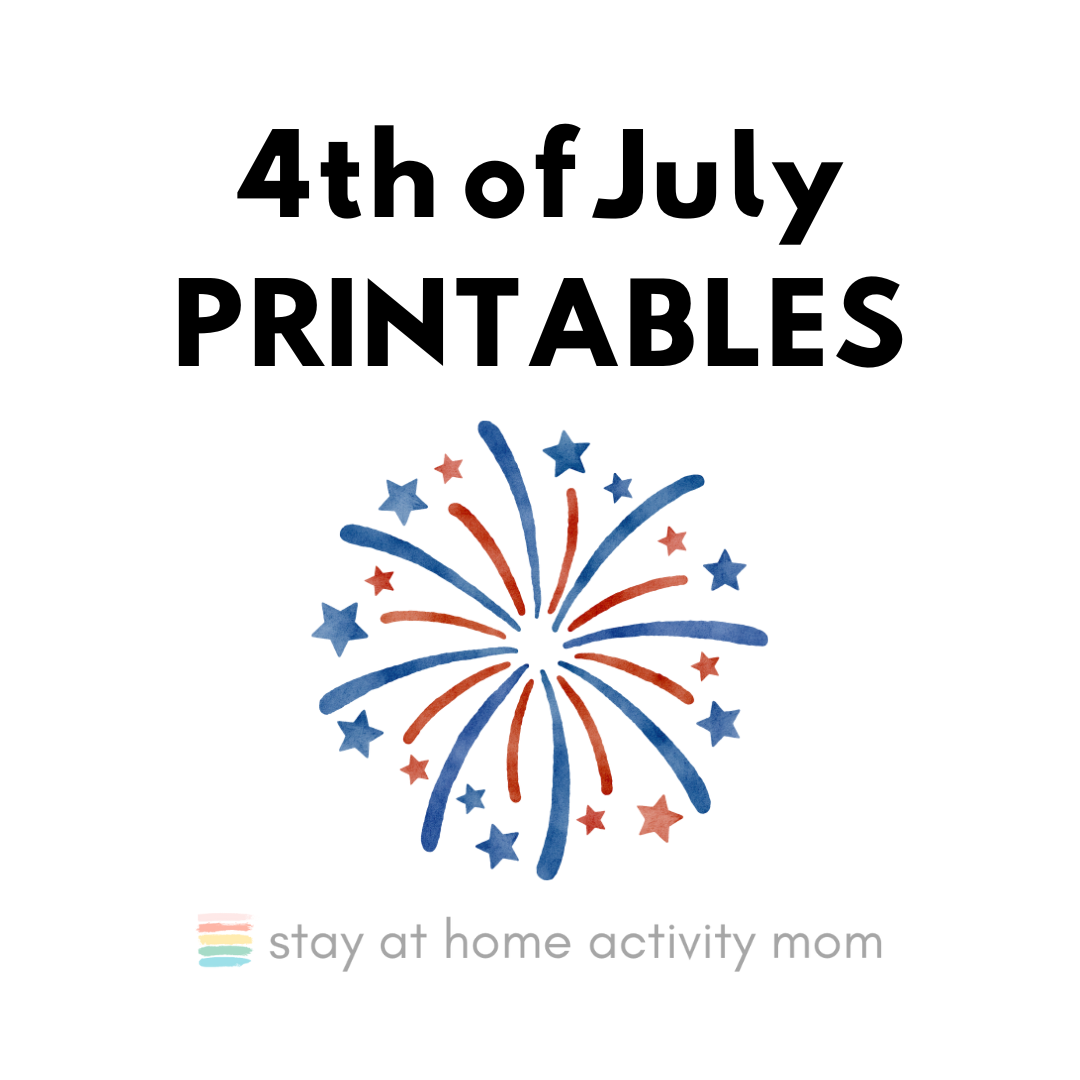 Free Printables: Red, White, & Blue Patriotic 4th of July Activities!