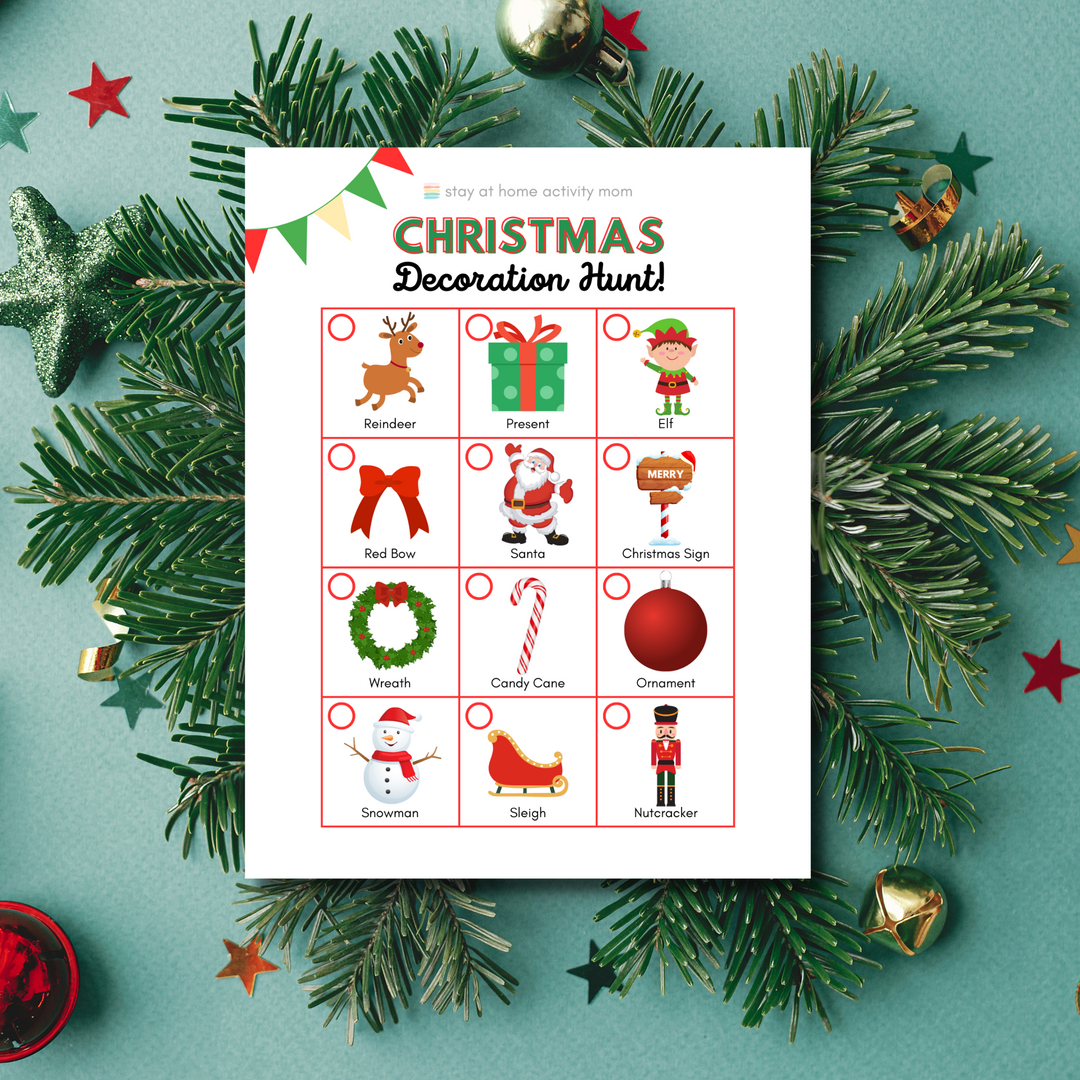 Make Holiday Walks Magical: A Free Christmas Decoration Scavenger Hunt for Families