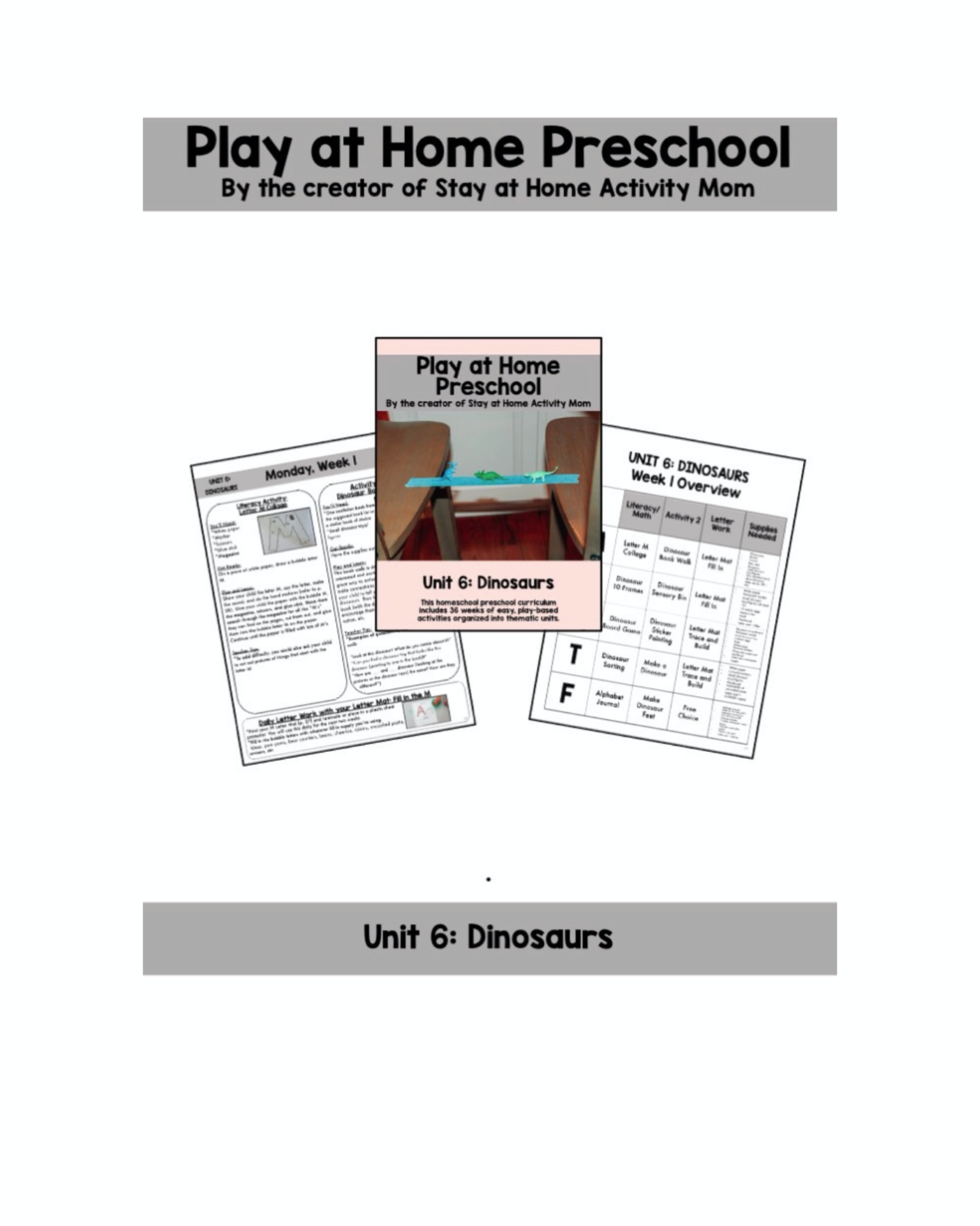 Dinosaurs Stay At Home Activity Mom   File 